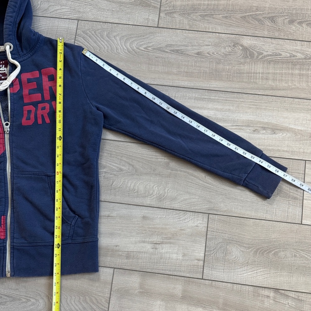 Superdry Orange Label Trainer Hood Full Zip Hoodie Japan Large- Fits Medium US - Picture 5 of 10
